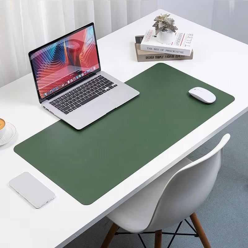 Custom PU Leather Desk Mat with Multiple Color Options detail