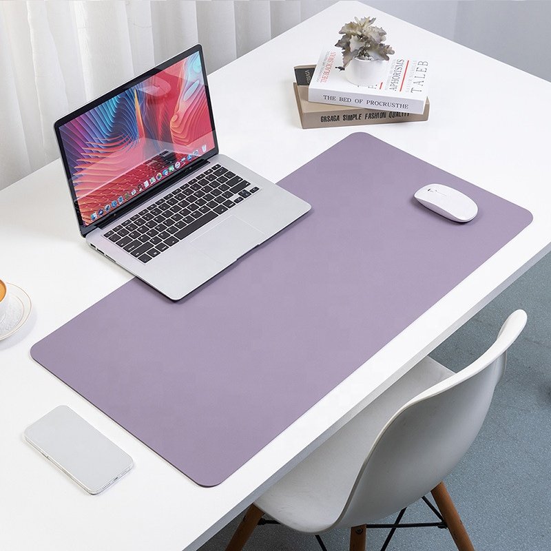 Custom PU Leather Desk Mat with Multiple Color Options detail