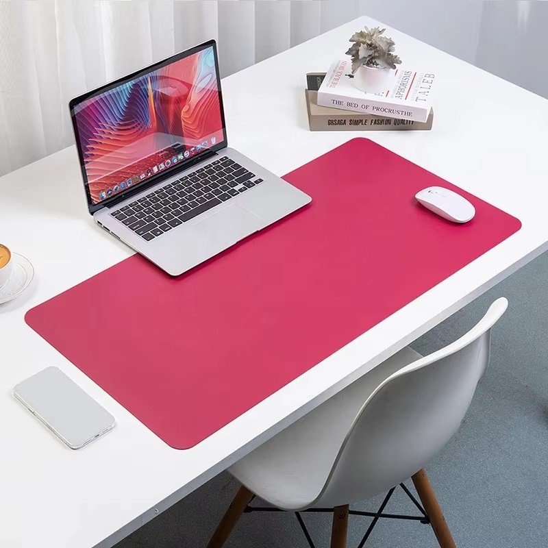 Custom PU Leather Desk Mat with Multiple Color Options detail