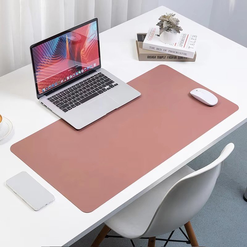Custom PU Leather Desk Mat with Multiple Color Options detail