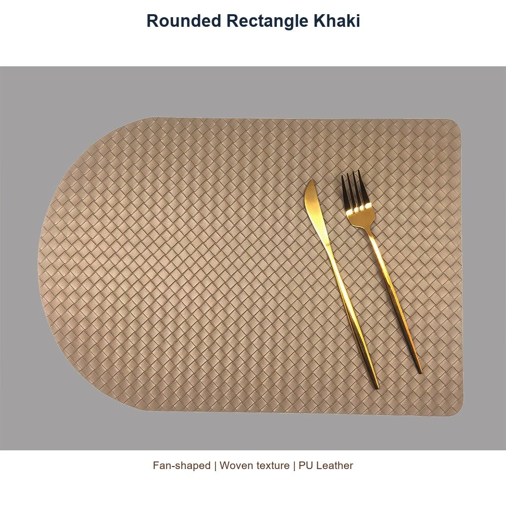 Rounded Rectangle Khaki SKU