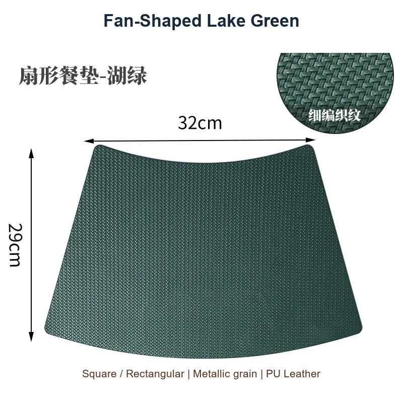 Fan-Shaped Lake Green SKU