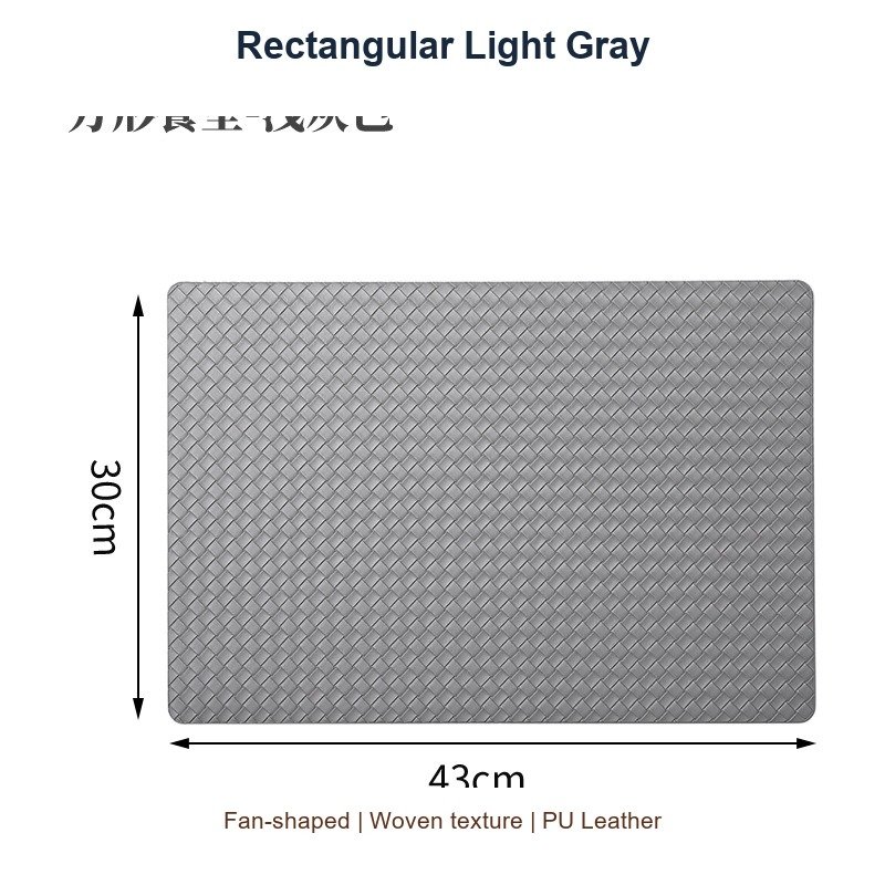 Rectangular Light Gray SKU