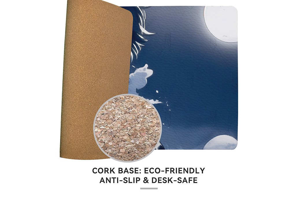 800 x 400mm Cork Desk Pad with Rubber Base product detail 2