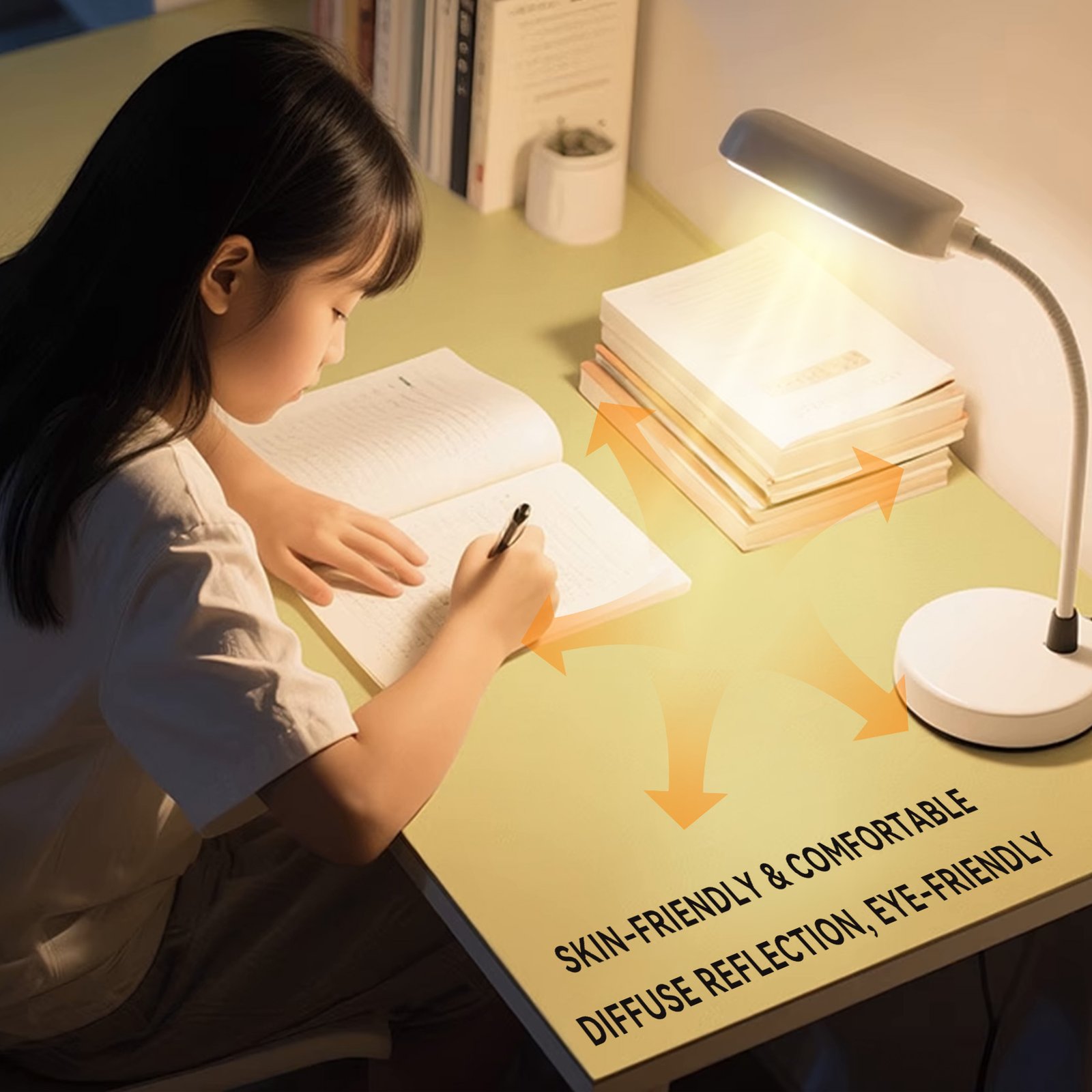 Anti-Stain Silicone Leather Desk Mat detail