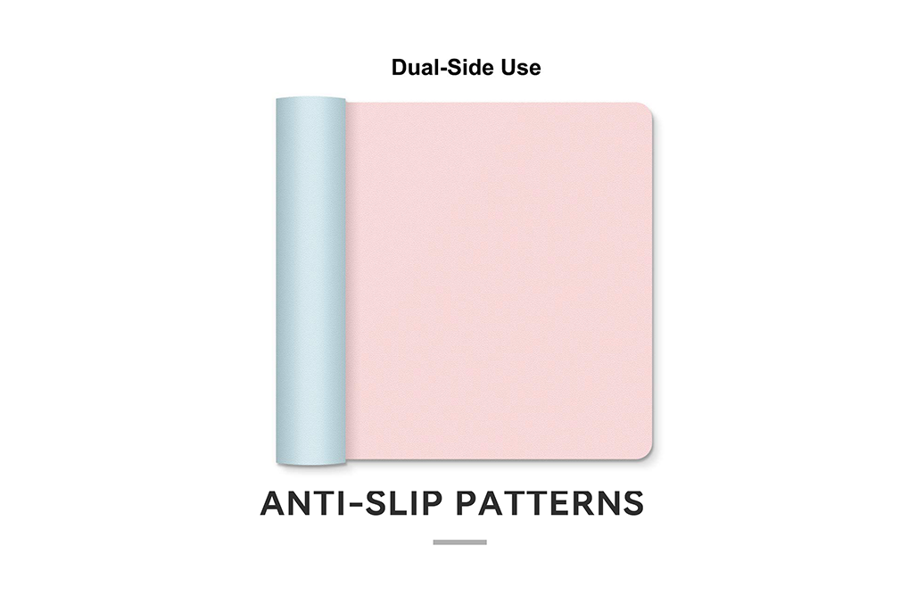Custom Dual-Sided Waterproof Leather Desk Pad product detail 2