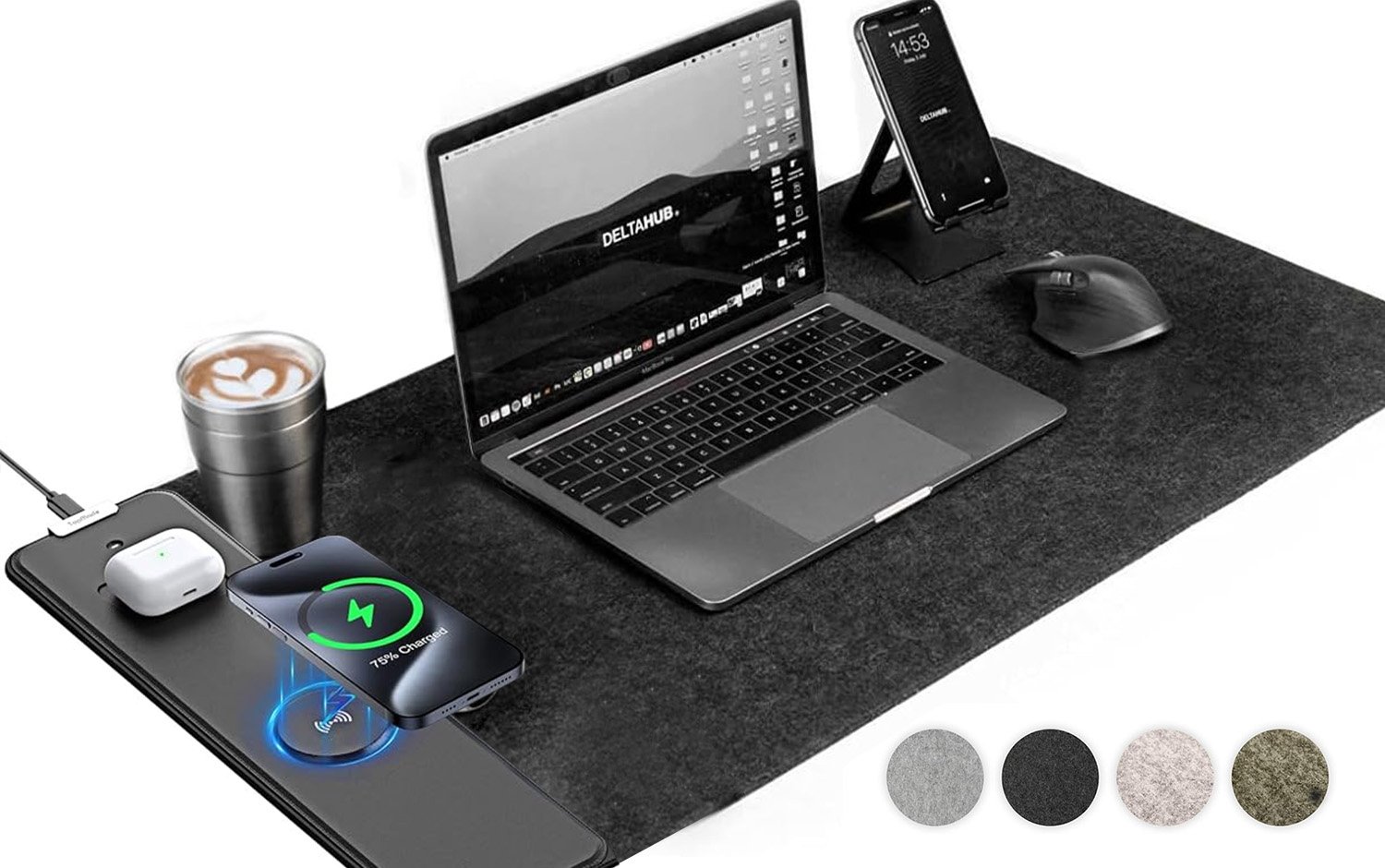 Custom Dual-Sided Waterproof Leather Desk Pad product detail 10