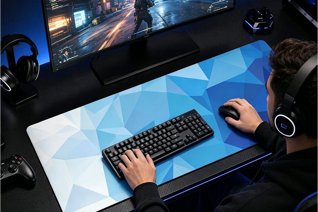 Custom KLHX-025 Leather Desk Mat product detail 2