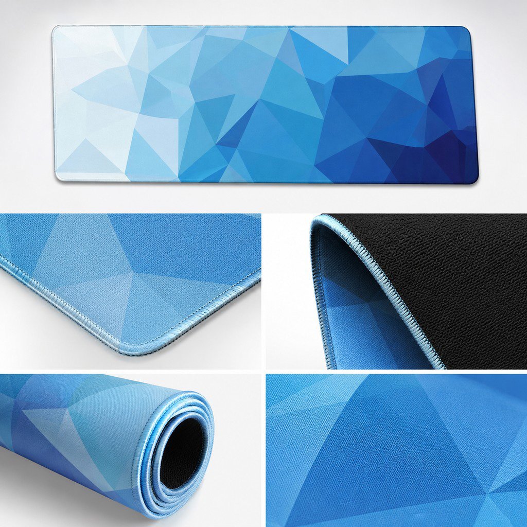 Custom KLHX-025 Leather Desk Mat detail