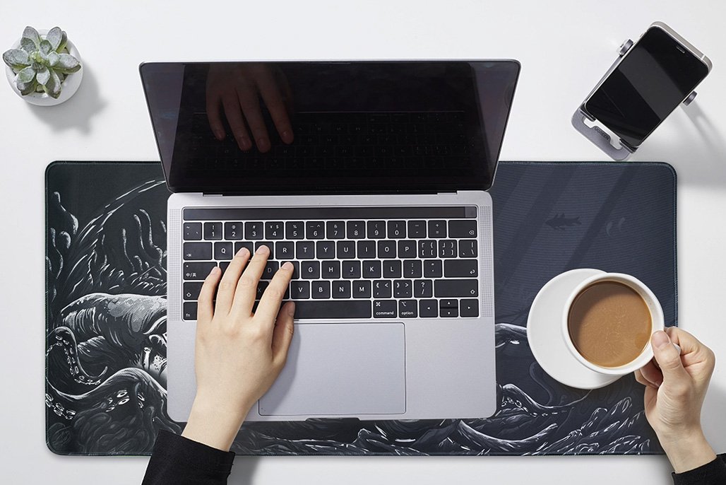 Custom Leather Desk Pad for Office Workstations product detail 3
