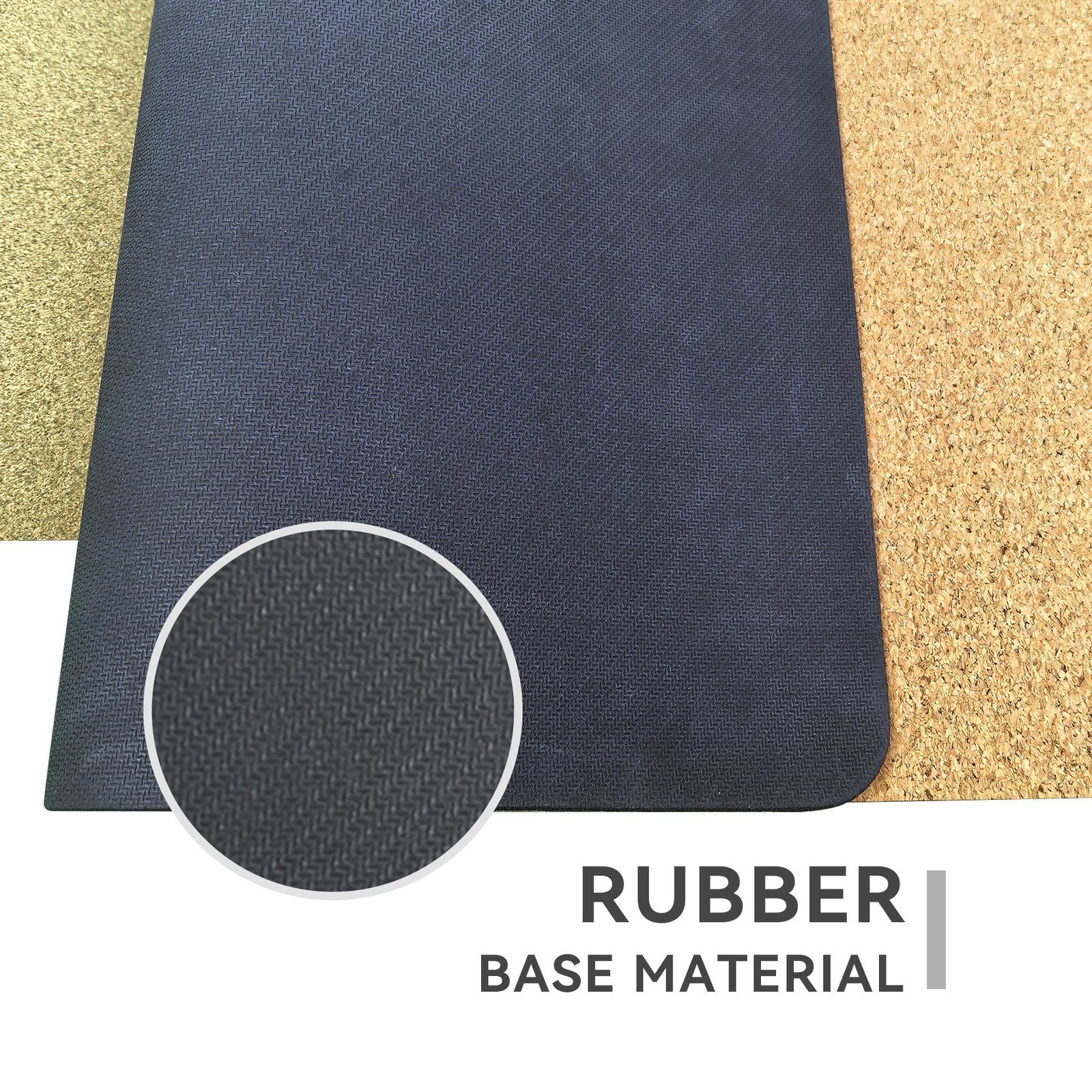Eco-Friendly Cork Desk Pad with Non-Slip Base detail