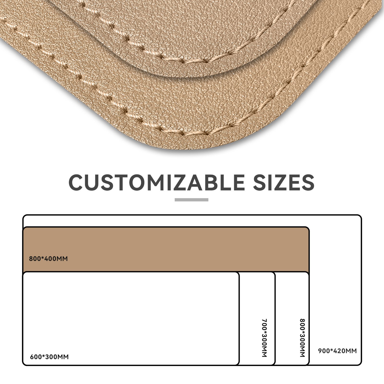 Natural Cork Desk Pad Writing Mat detail