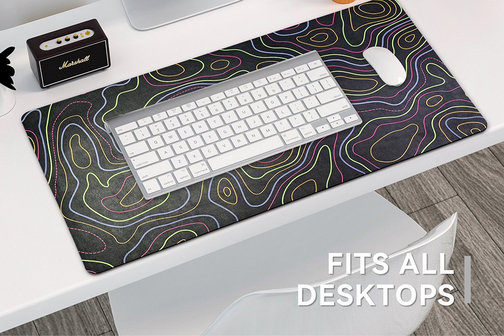 Premium PU Leather Desk Mat with Silicone Base product detail 4