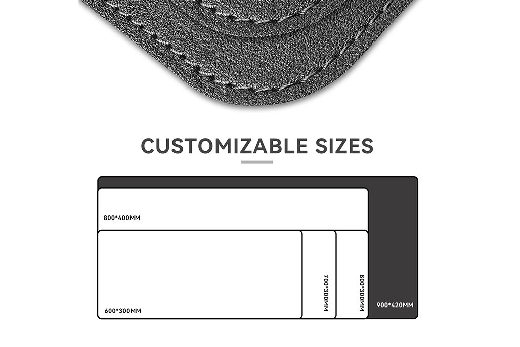 Premium PU Leather Desk Mat with Silicone Base product detail 5