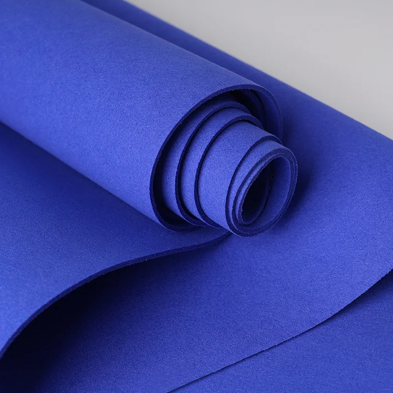 Double-Sided Suede PU Leather material sample