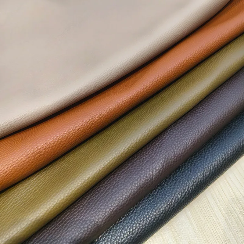 Lychee Grain PU Leather material sample