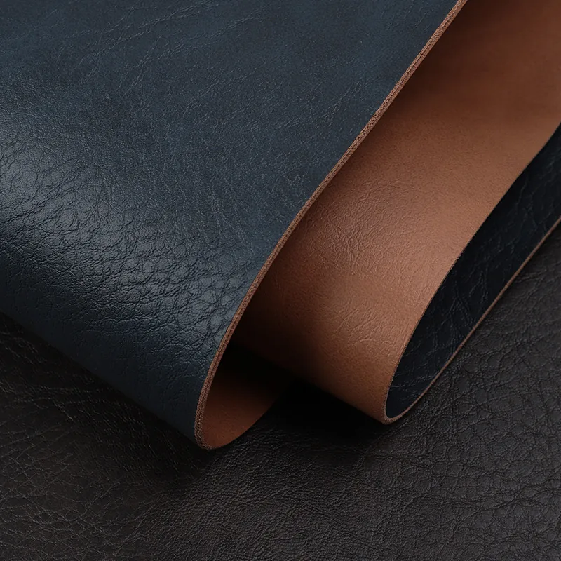 Two-Tone Vintage Desk Mat Leather material sample