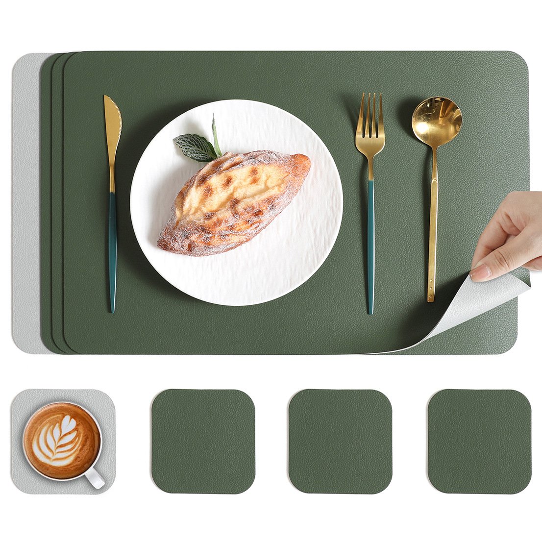 Army Green / Light Gray SKU