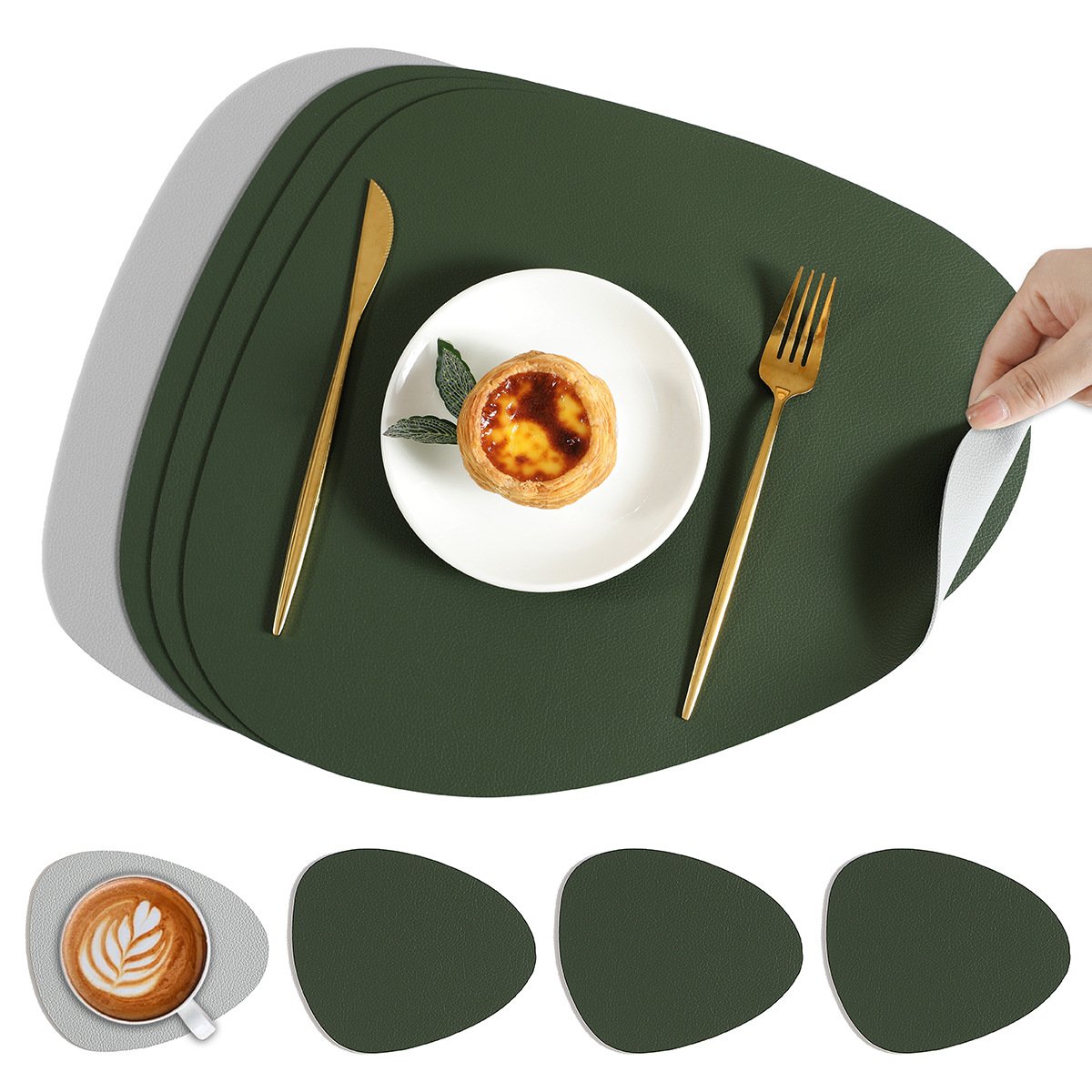 Army Green / Light Gray SKU
