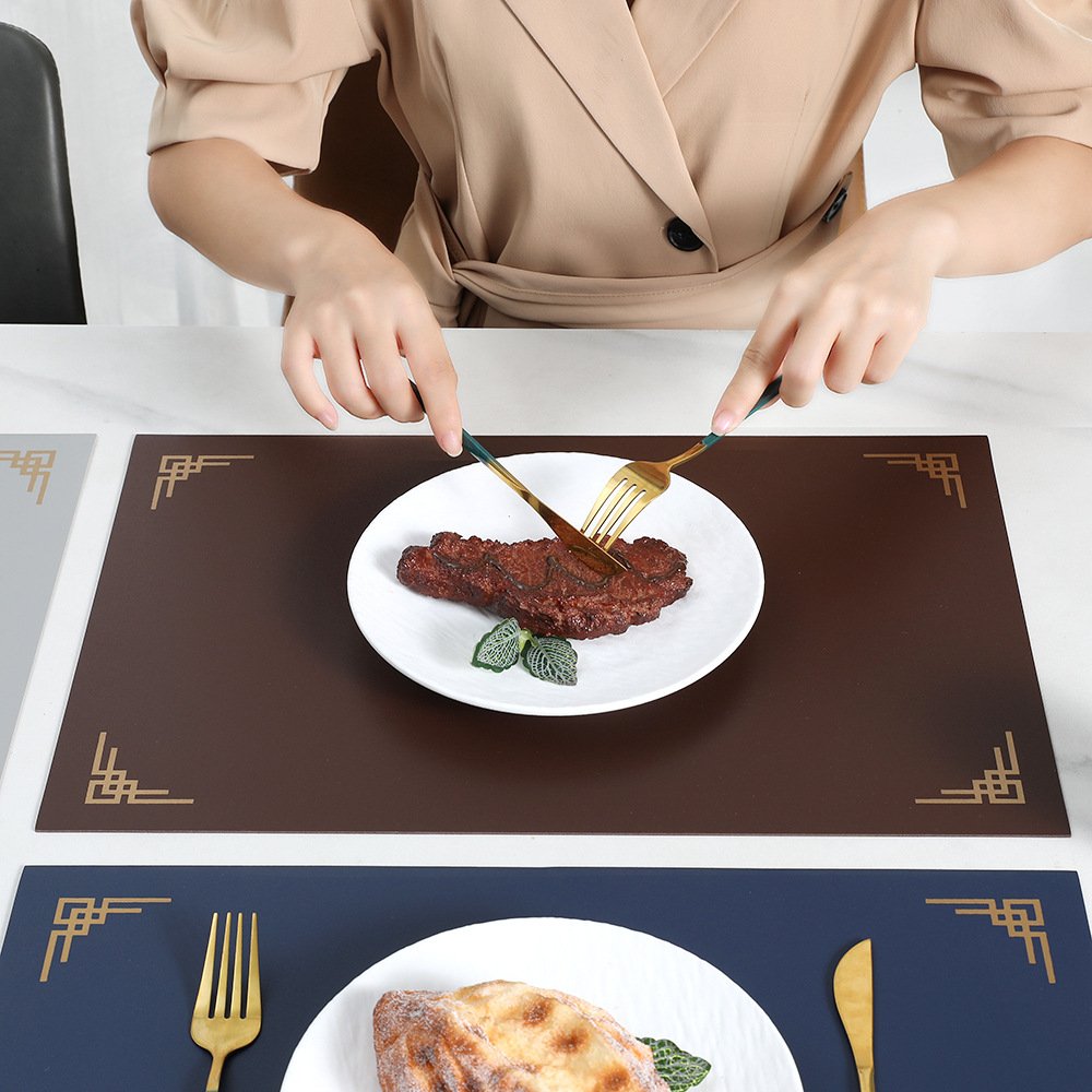 Custom PVC Square Dining Placemat detail