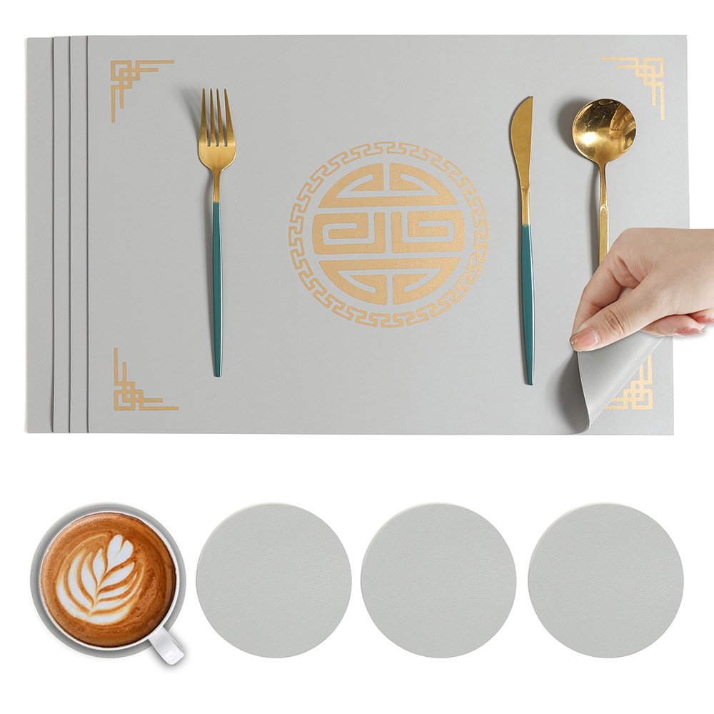 Custom PVC Square Dining Placemat detail